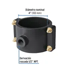 Abrazadera para toma domiciliaria PP 4' x 1/2', FOSET 3
