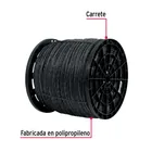 Kilo de cuerda negra de polipropileno 6 mm, carrete 20kg 2