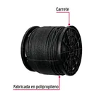 Kilo de cuerda negra de polipropileno 10 mm, carrete 20kg 2