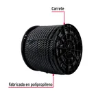 Kilo de cuerda negra de polipropileno 25 mm, carrete 30kg 2