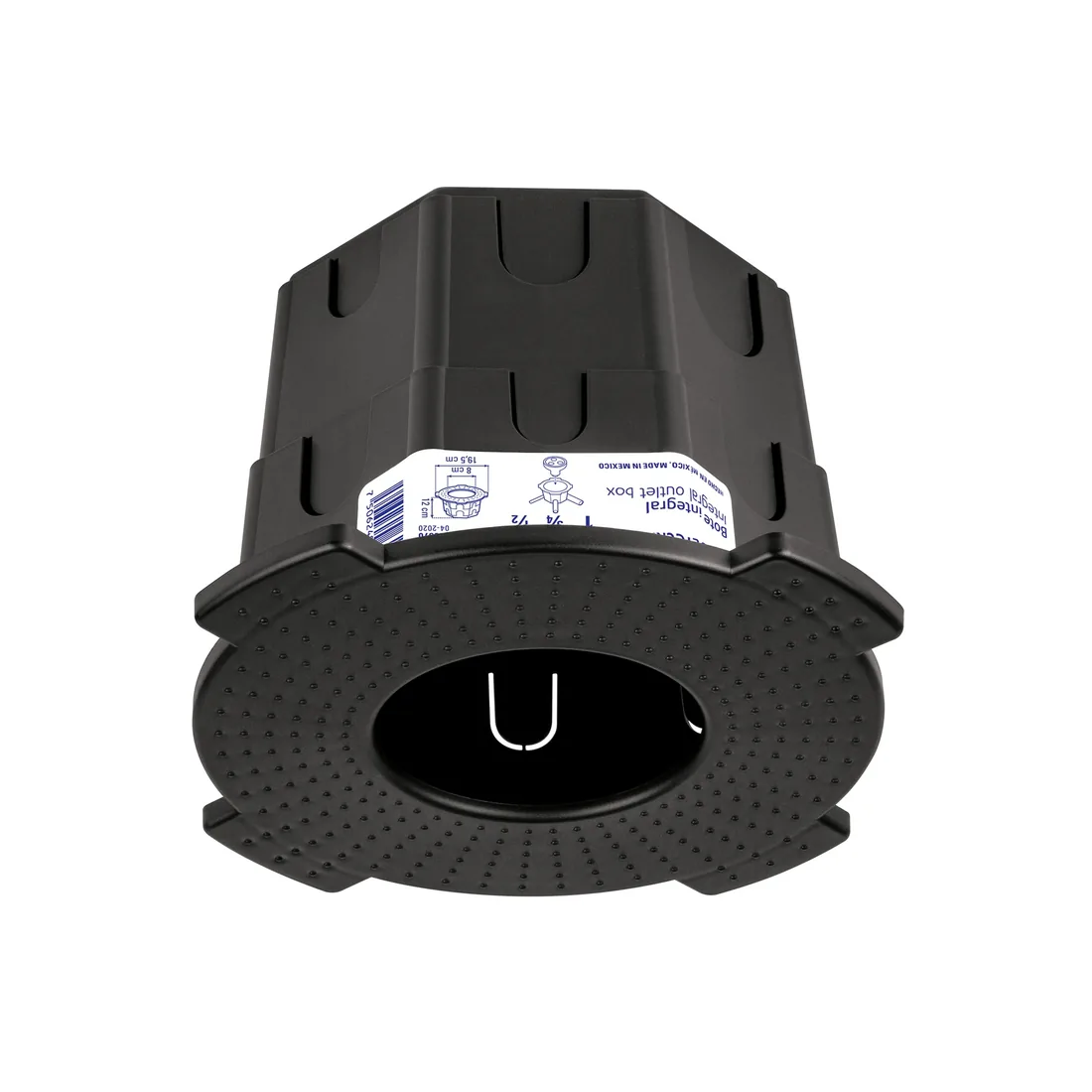 Bote integral de 12 cm, aro interno de 8 cm, VOLTECK