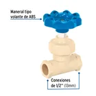 Válvula globo de CPVC de 1/2' maneral volante, FOSET 2