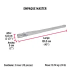 Varilla roscada de 1 m x 7/16', FIERO 6