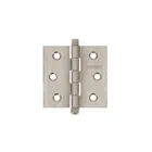 Bisagra cuadrada 2-1/2', acero inox, cabeza redonda, HERMEX 1