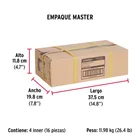 Bolsa con 2 correderas extensión 35 cm p/cajón, ancho 4.5 cm 8