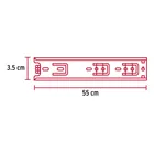 Bolsa con 2 correderas extensión 55 cm p/cajón, ancho 3.5 cm 3