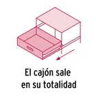 Bolsa con 2 correderas extensión 55 cm p/cajón, ancho 3.5 cm 4