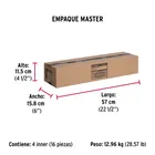 Bolsa con 2 correderas extensión 55 cm p/cajón, ancho 3.5 cm 7