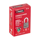 Candado de hierro 45 mm, gancho corto en caja, HERMEX 6