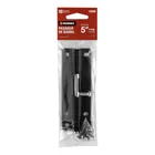 Pasador de barril 5' de acero acabado negro, HERMEX 4