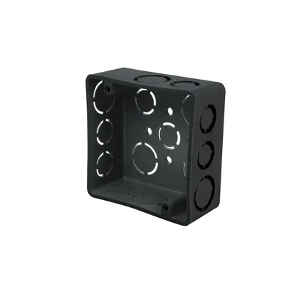Caja cuadrada 4' x 4' plástica, VOLTECK