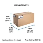 Caja cuadrada 4' x 4' económica, VOLTECK 4