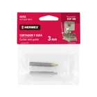 Cortador y guía para DUP-400, 3 mm, HERMEX 3