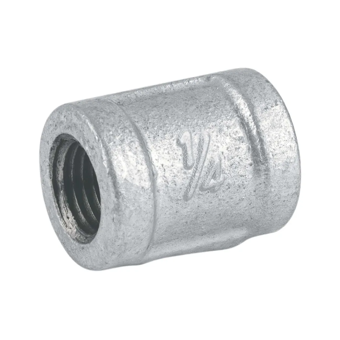 Cople reforzado de acero galvanizado de 1/4', FOSET