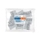 Cople reforzado de acero galvanizado de 1/4', FOSET 2