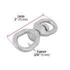 Destorcedor forjado de 3/16', FIERO 4