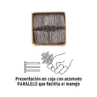 Kilo de clavo estándar 3-1/2' con cabeza en caja de 25 kg 3