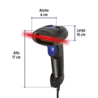 Lector de código de barras 2D, alámbrico, USB, VOLTECK 3