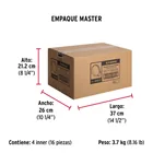 Bolsa con 5 abrazaderas sin fin #56, 3-1/16 - 4', FIERO 9