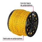 Kilo de cuerda amarilla de polipropileno 10mm, carrete 20kg 2