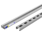 Perfil monocanal perforado de 3 m, 4 x 2 cm cal. 16, VOLTECK 1