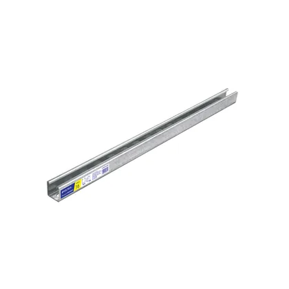 Perfil monocanal perforado de 3 m, 4 x 4 cm cal. 16, VOLTECK