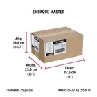 Bolsa con 1 kg de tachuelas pavonadas No. 4, FIERO 6