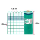 Rollo de 30 m x 1.05 m de malla mosquitera plástica verde 3