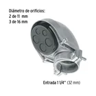 Mufa con abrazadera para tubo 1-1/4', VOLTECK 3