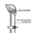 Mufa con abrazadera para tubo 1-1/4', VOLTECK 4