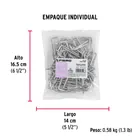 Bolsa con 144 alcayatas roscadas de 19 X 60, FIERO 5