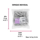 Bolsa con 144 alcayatas roscadas de 22 X 90, FIERO 5