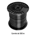 Metro de cable coaxial RG6 en carrete de 500 m, VOLTECK 3