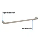 Toallero de barra de latón acabado satín, FOSET RIVIERA 2