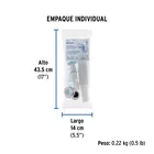 Céspol flexible de PP con contra, para lavabo, con arillo 5