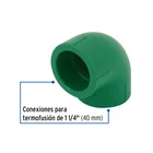 Codo 90° PPR,  1-1/4', FOSET 2