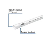 Tubo de 2' PVC hidráulico cédula 40, 3m, 3.1kg, FOSET 2