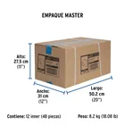Codo 90° de PVC de 2', FOSET 4