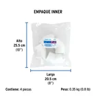 Codo 45° de PVC de 1-1/2', FOSET 3