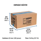Adaptador macho de PVC de 1-1/4', FOSET 4