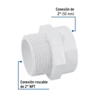 Adaptador macho de PVC de 2', FOSET 2