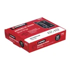Bisagra rectangular 1-1/2x1-3/16', acero negro mate, HERMEX 4