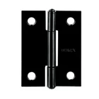Bisagra rectangular 2 x 1-1/2', acero negro mate, HERMEX 1