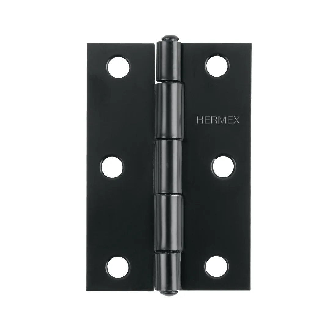 Bisagra rectangular 3-1/2 x 2-1/8', acero negro mate, HERMEX