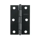Bisagra rectangular 3-1/2 x 2-1/8', acero negro mate, HERMEX 1