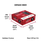 Bisagra rectangular 3-1/2 x 2-1/8', acero negro mate, HERMEX 5
