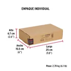 Caja con 25 taquetes expansivos 12x75 mm con armella cerrada 4