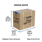 Llave esfera de seguridad de latón, 175g, FOSET 5