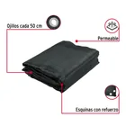 Toldo sombra 80%, monofilamento negro, 3.6m x 6m, FIERO 2