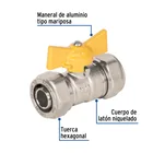 Válvula esfera para PE-AL-PE, 1/2', FOSET 2